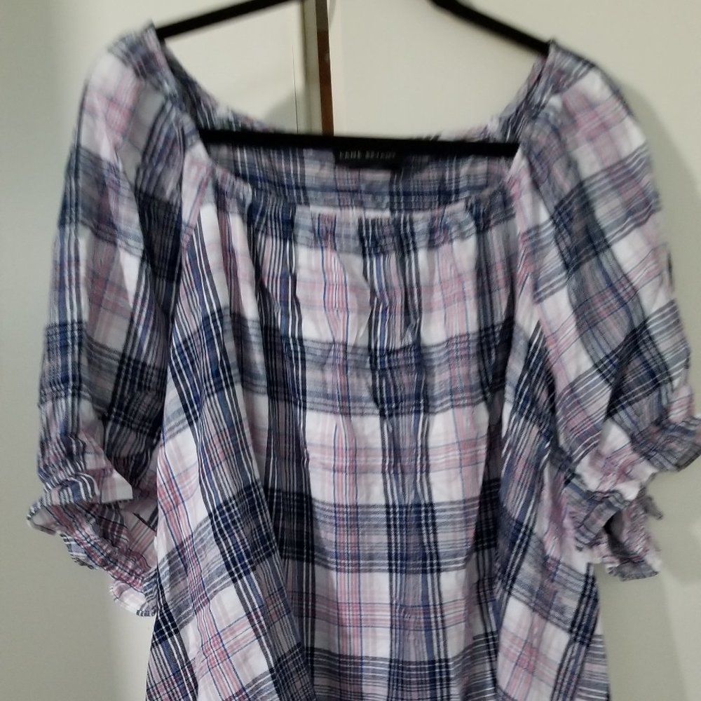 Plaid top